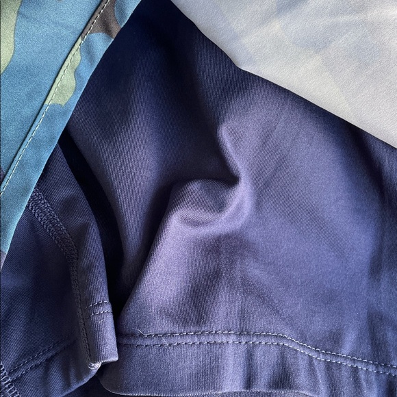 New Balance Navy Blue Camo Athletic Shorts - Picture 6 of 7